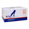 CAREPOINT 12-7653 CAREPOINT VET INSULIN SYRINGES, U-100, 3/10CC, 31G, 5/16" (8MM) W/ HALF UNIT MARKINGS BX/100