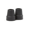 Medline MDS86425W GUARDIAN CANE TIPS FOR LARGE BASE CANES W/ REINFORCING METAL INSERT, BLACK, 5/8" DIAMETER CS/6PR