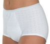 Wearever HDL100-WHITE-LG Women's Super Incontinence Panties Washable Reusable Bladder Control Briefs