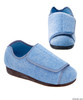 Silvert's 101000506 Womens Extra Extra Wide Width Adaptive Slippers , Size 10, DUSTY BLUE