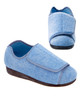 Silvert's 101000506 Womens Extra Extra Wide Width Adaptive Slippers , Size 10, DUSTY BLUE