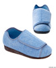 Silvert's 101000507 Womens Extra Extra Wide Width Adaptive Slippers , Size 11, DUSTY BLUE