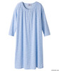Silvert's 161500302 Womens Short Nightgown , Size Medium, BLUE VINES