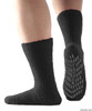 Silvert's 191400101 Hospital, Non Skid / Anti Slip , Fuzzy Gripper Socks , Size Regular, BLACK