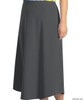 Silvert's 230101403 Womens Adaptive Arthritis Wrap Around Skirt With Adjustable Closure, Size Medium, SMOKE GREY