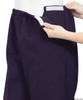 Silvert's 234200303 Womens Stretchy Knit Arthritis Pants , Size Large, NAVY