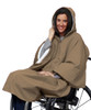 Silvert's 270030601 Warm Winter Wheelchair Cape - Taupe