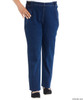 Silvert's 470130103 Womens Stylish Easy Dressing Zipper Front Jeans By Designer Izzy Camilleri , Size Large, DENIM