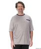 Silvert's 505400104 Adaptive Tshirt Top For Men , Size X-Large, GREY