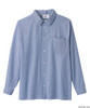 Silvert's 507502103 Men's Adaptive Sport Shirt , Size Medium, BLUE GINGHAM