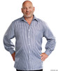 Silvert's 507500204 Men's Adaptive Sport Shirt , Size Large, NAVY
