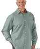 Silvert's 507511406 Men's Adaptive Sport Shirt , Size 2X-Large, GREEN CHECK