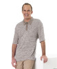 Silvert's 509100204 Men's Adaptive Polo Shirt , Size X-Large, TAUPE
