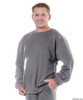 Silvert's 510300503 Mens Adaptive Fleece Sweatshirt Top , Size Medium, GREY
