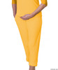 Silvert's 131600505 Womens Arthritis Elastic Waist Pull On Capris Pants, Size X-Large, MARIGOLD