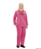 Silvert's 136711002 Quality Tracksuit For Women , Size 2X-Large, DARK PINK