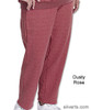 Silvert's 141200705 Regular Fleece Tracksuit Pants For Women , Size X-Large, DUSTY ROSE