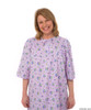 Silvert's 161300802 Womens Regular Short Cotton Sleepwear Nightgown , Size Small, LILAC