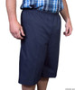 Silvert's 500400202 Mens Adaptive Shorts , Size Small, NAVY