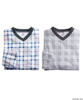 Silvert's 501400101 Mens Adaptive Flannel Hospital Gowns , Size Small, 2-PACK