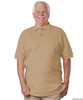 Silvert's 504900302 Mens Regular Knit Polo Shirt , Size Medium, BEIGE