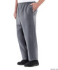Silvert's 518100202 Mens Easy Access Clothing Polar Fleece Pants , Size Small, GREY