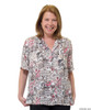 Silvert's 132500305 Womens Regular Short Sleeve Blouse , Size 18, WHEAT