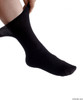 Silvert's 511900201 Mens Diabetic Socks , Size ONE, BLACK