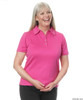 Silvert's 136600103 Womens Polo Shirt For Seniors , Size Large, MAGENTA