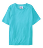Silvert's 133800703 Women's Regular Tshirt, Short Sleeve, Size Large, AQUA (Silvert's 133800703)