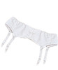 Silvert's 185000112 Womens Garter Belt, Size 26, WHITE