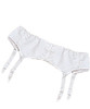 Silvert's 185000102 Womens Garter Belt, Size 30, WHITE