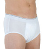 Wearever HDM100-WHITE-XL Men's Moderate Incontinence Briefs