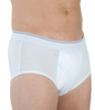 Wearever HDM200-WHITE-MED Men's Incontinence Boxer Brief