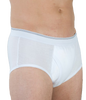 Wearever HDM200-WHITE-SM-3PK Men's Incontinence Boxer Briefs, 3 Pack