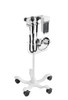 Amico DS-UR1-CHFH-DXX Rollstand-Mounted Diagnostic Station with Ophthalmoscope, Otoscope, Specula Dispenser