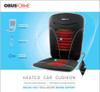 ObusForme® CC-HCC-01 Line Extension 12V Back & Seat Heated Car Cushion Chair Massage