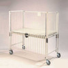 Novum C1970CL Crib, Infant, Flat Pan, Plexiglas End, 30 x 44, Chrome (Novum C1970CL)