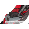 Adaptive Star Aed4R Axiom ENDEAVOUR 4 Indoor/Outdoor Mobility Push Chair, Red