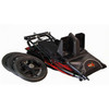 Adaptive Star Aed4R Axiom ENDEAVOUR 4 Indoor/Outdoor Mobility Push Chair, Red