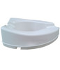 MOBB Health Care MHRTSD2 2" Raised Toilet Seat Weight limit 300lbs (MOBB Health Care MHRTSD2)