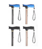 MOBB Health Care MHFCBUBL Folding Canes Black w/Blue handle 81cm - 91cm (MOBB Health Care MHFCBUBL)