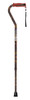 HUGO 731-454 HUGO OFFSET CANE, PAISLEY