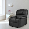 Costway HW52719 Recliner Massage Sofa Chair Heated Lounge Couch Black / Beige