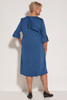 Ovidis 2-4101-87-5 Fashionable Dress - Blue, Rosie, Adaptive Clothing, 1XL