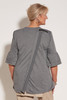 Ovidis 2-1002-91-2 Knit Top for Women - Grey, Cristy, Adaptive Clothing, M