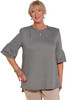 Ovidis 2-1002-91-3 Knit Top for Women - Grey , Cristy , Adaptive Clothing , M