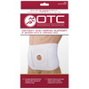 OTC 2522-M OSTOMY 6" Ostomy Abdominal Binder for Stoma Support WITH PAD, 2" HOLE, WHITE, Medium