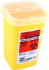 Kendall 8906 Monoject PHLEBOTOMY SHARPS CONTAINER 1QT, YELLOW