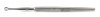 CURETTE DERMAL PIFFARD 5.5in SZ 1 OVAL 3mm NARROW HANDLE 162-33-16-1